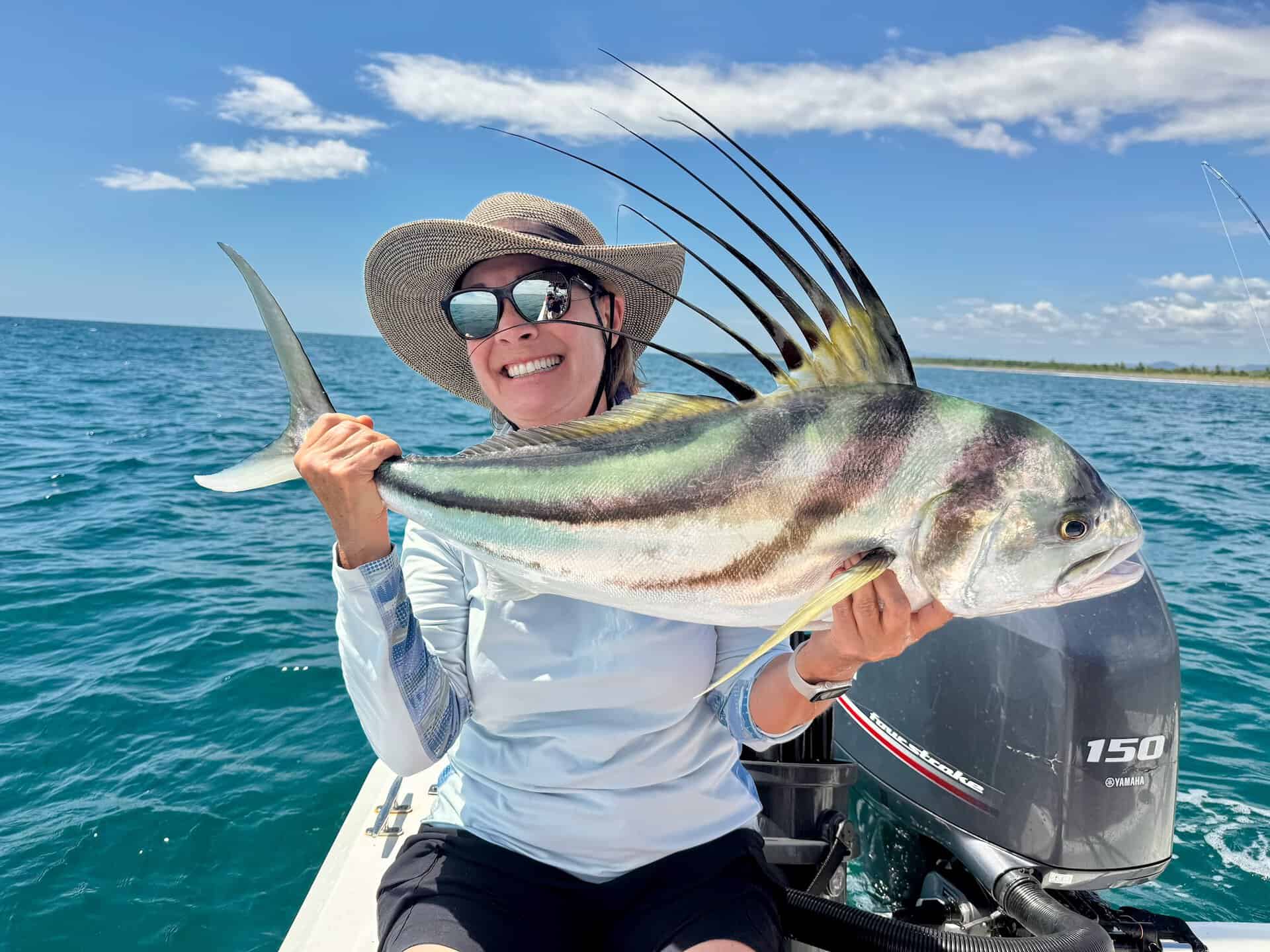 roosterfish lady angler quepos